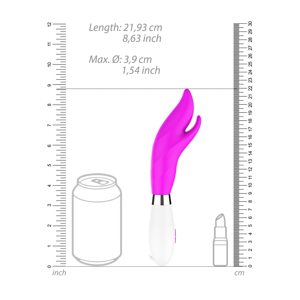 Vibrador estimulador de clítoris ultra suave Luminous Athos fucsia