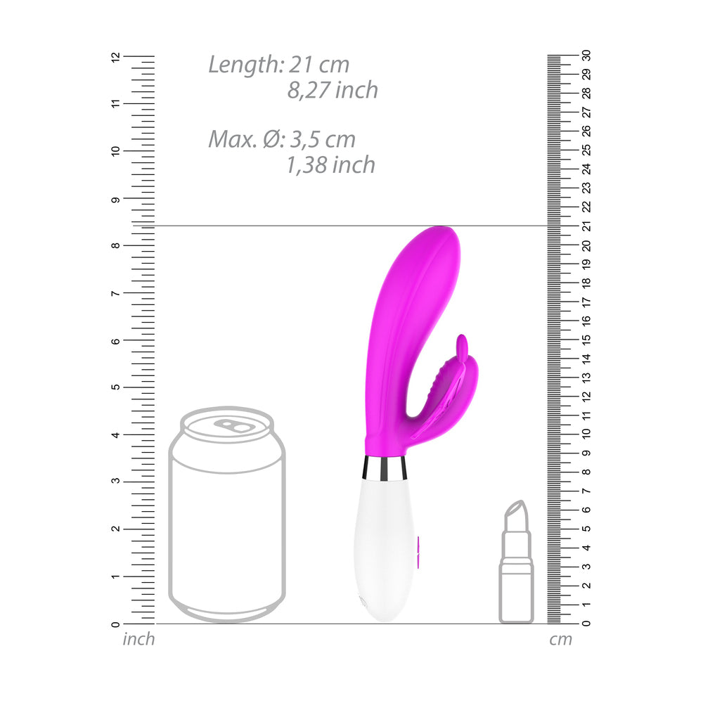 Stimulateur de clitoris ultra doux et lumineux Alexios Fuchsia