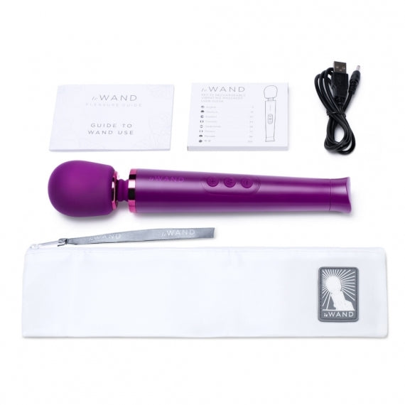 Le Wand Petite Masseur vibrant rechargeable Cerise noire