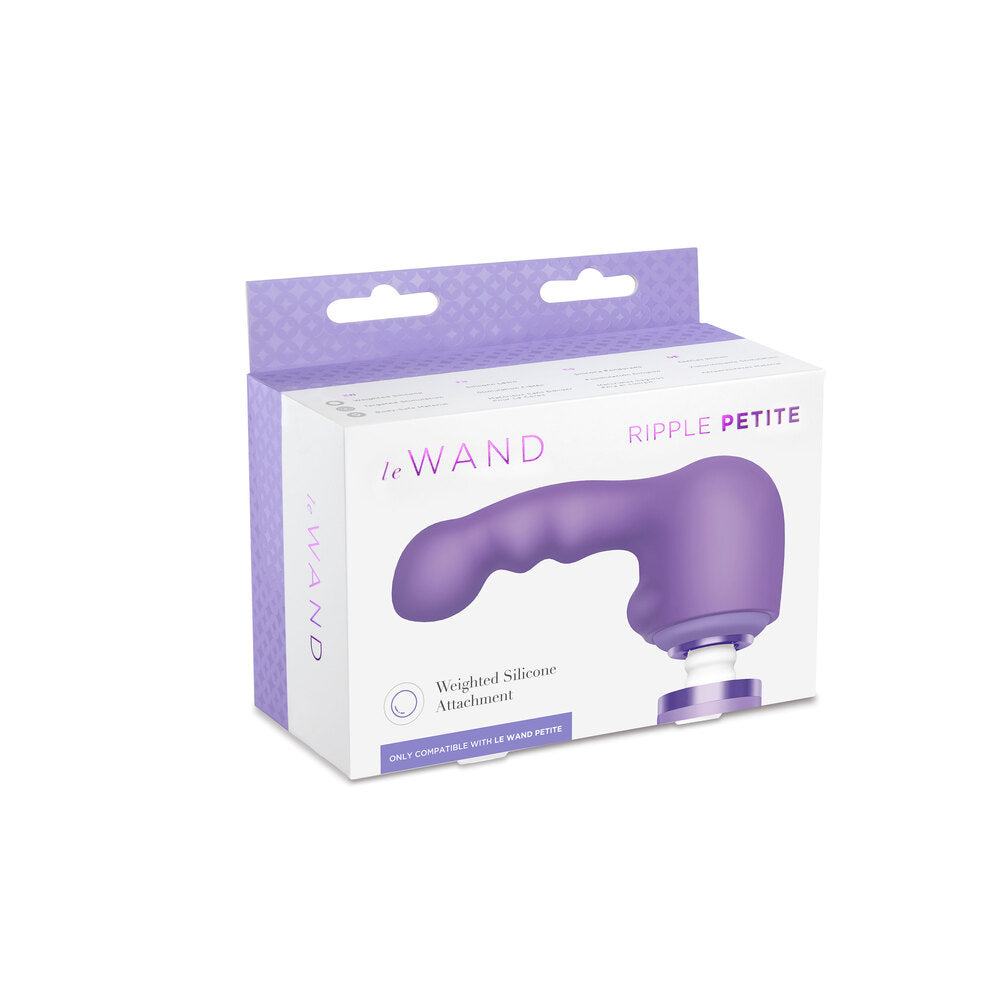 Accesorio de varita con peso de silicona Le Wand Ripple para tamaño pequeño