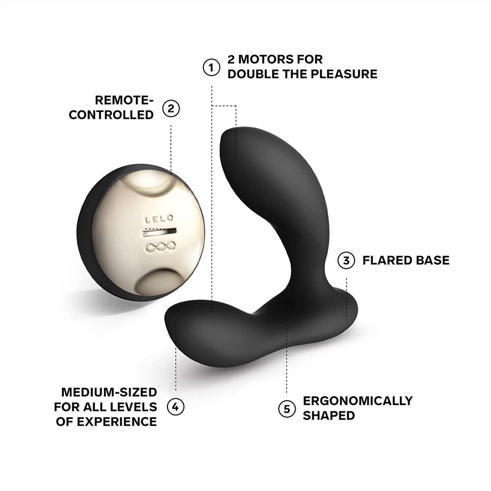 Lelo Hugo Luxury Prostate Massager Black