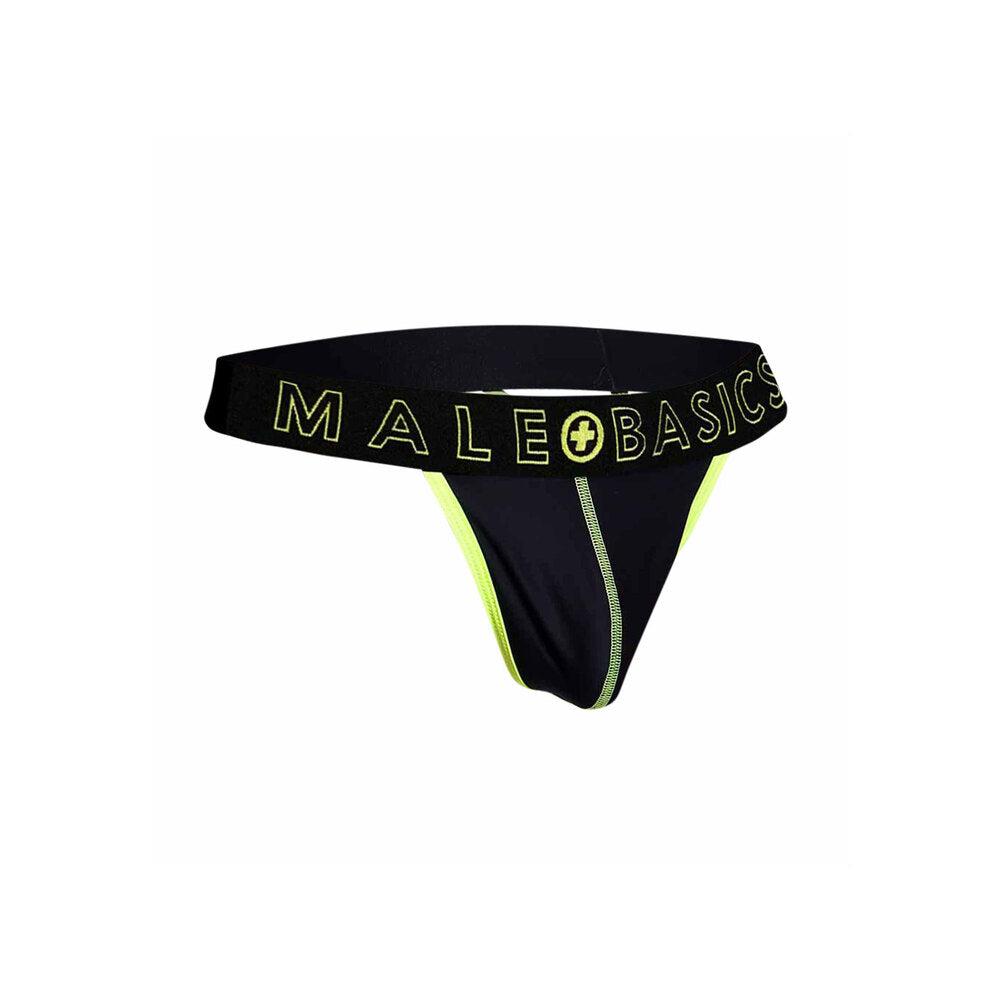 Tanga neón amarillo para hombre de Male Basics