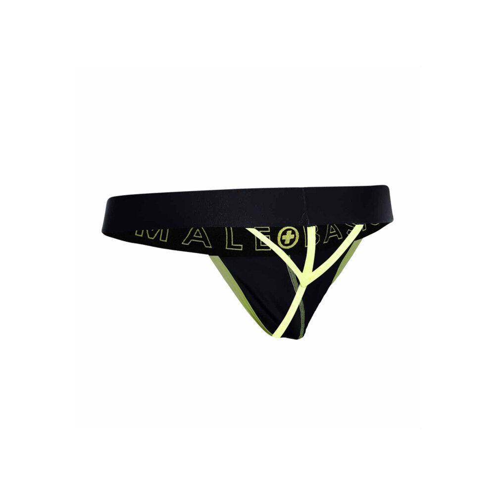 Tanga neón amarillo para hombre de Male Basics