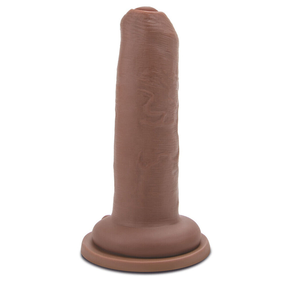 Me You Us Sin cortar Ultra Cock Dildo de 6 pulgadas Marrón carne