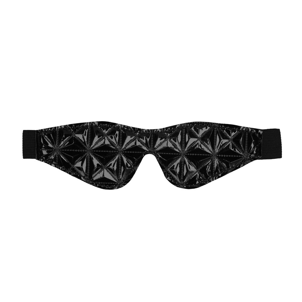 Masque pour les yeux de luxe noir Ouch