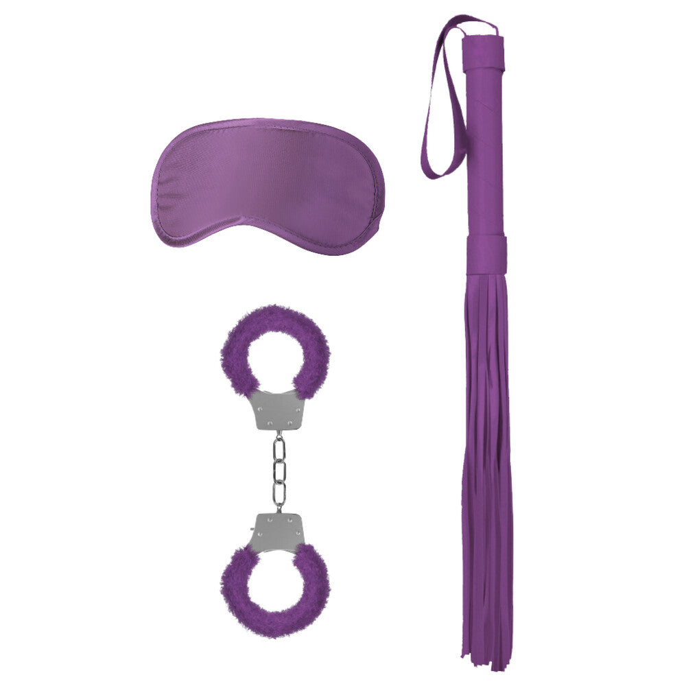 Kit introductorio de bondage morado Ouch n.° 1