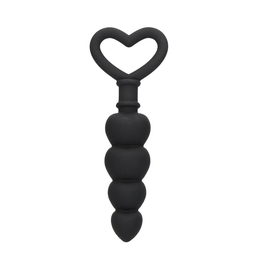 Perles anales en silicone Ouch Love Beads Noir