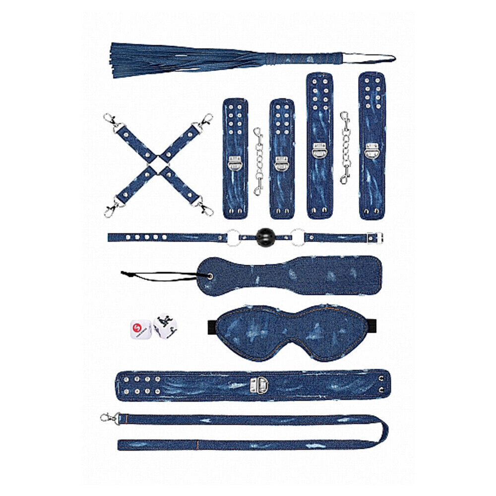 Kit de bondage style denim Ouch Tough