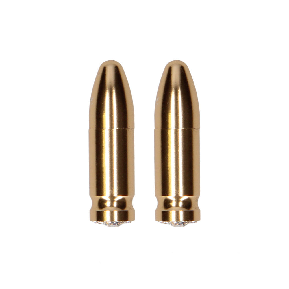 Pinzas para pezones magnéticas Ouch Diamond Bullet Gold