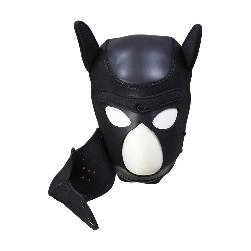 Masque en néoprène pour chiot Puppy Play