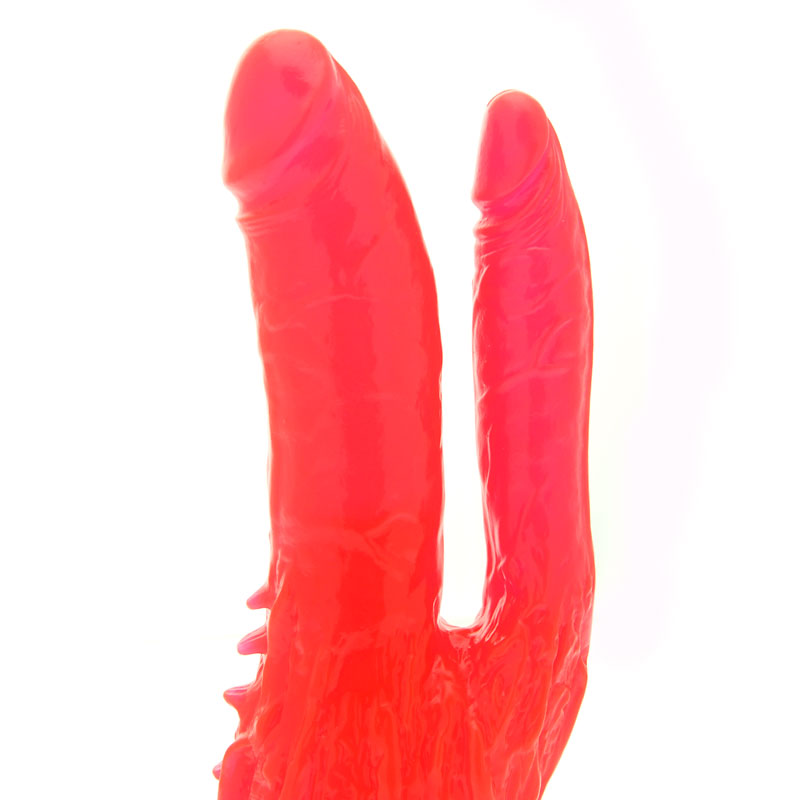 Vibrador impermeable de doble penetración Wall Bangers de 9 pulgadas