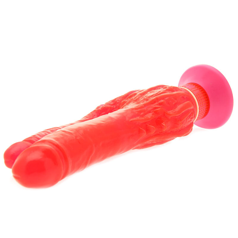 Vibrador impermeable de doble penetración Wall Bangers de 9 pulgadas