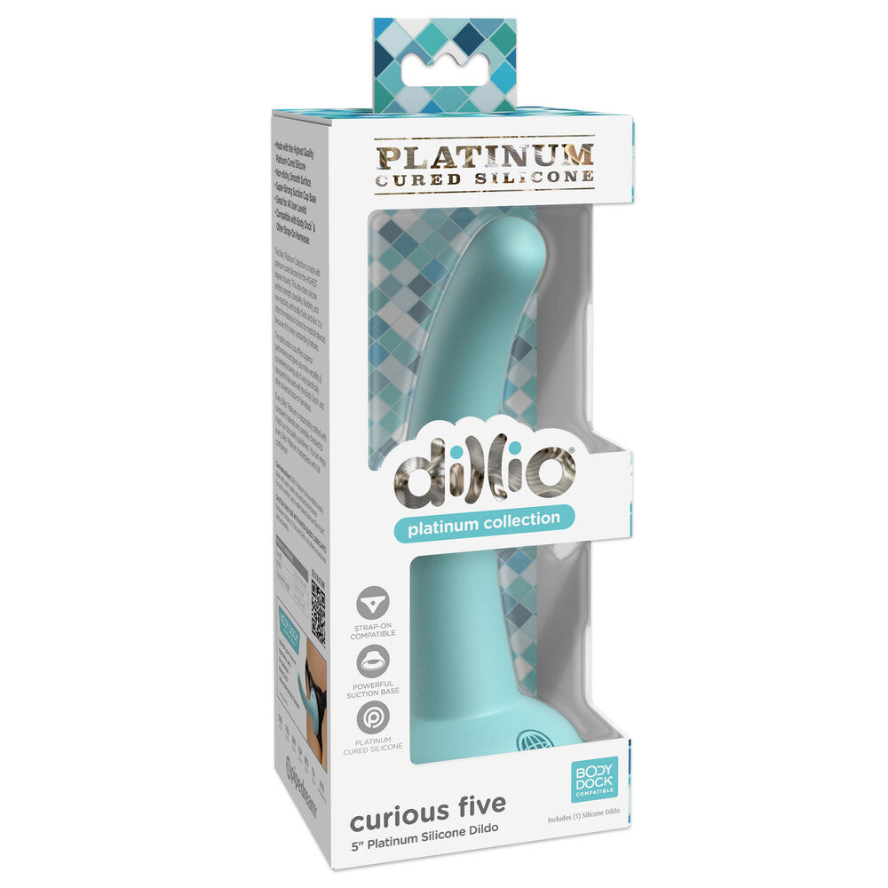 Pipedream Dillio Platinum Cinco curiosos