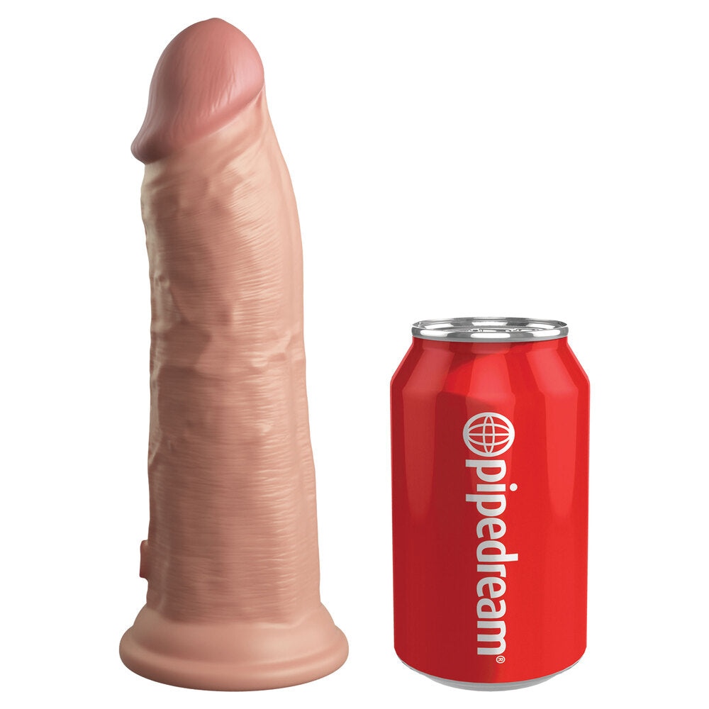 Pene King Cock Elite de 8 pulgadas de doble densidad color rosa carne