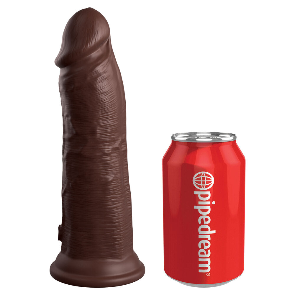 Pene King Cock Elite de 8 pulgadas de doble densidad color marrón carne