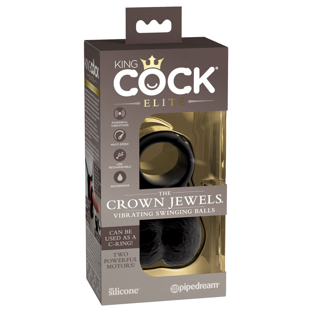 Bolas vibratorias oscilantes con peso King Cock The Crown Jewels