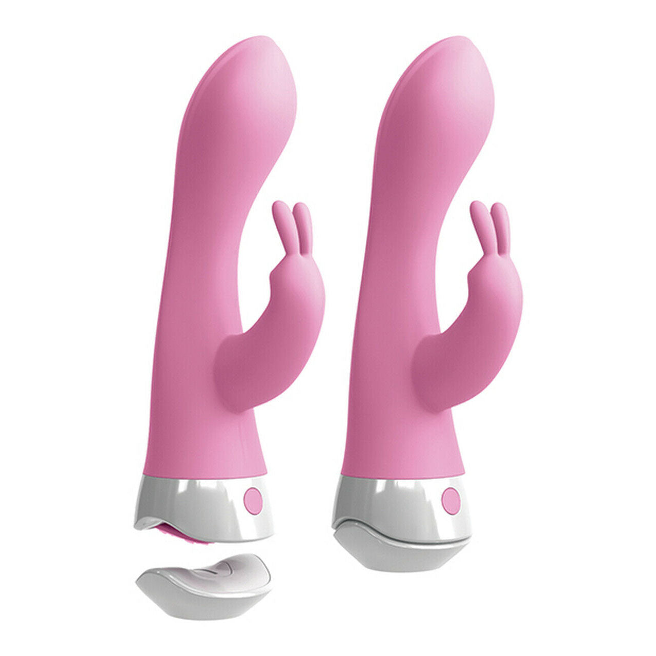 Vibrador de conejo para golpear la pared en 3Some