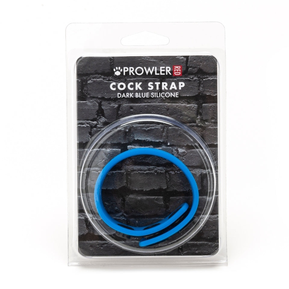 Correa ajustable para el pene de silicona roja Prowler azul