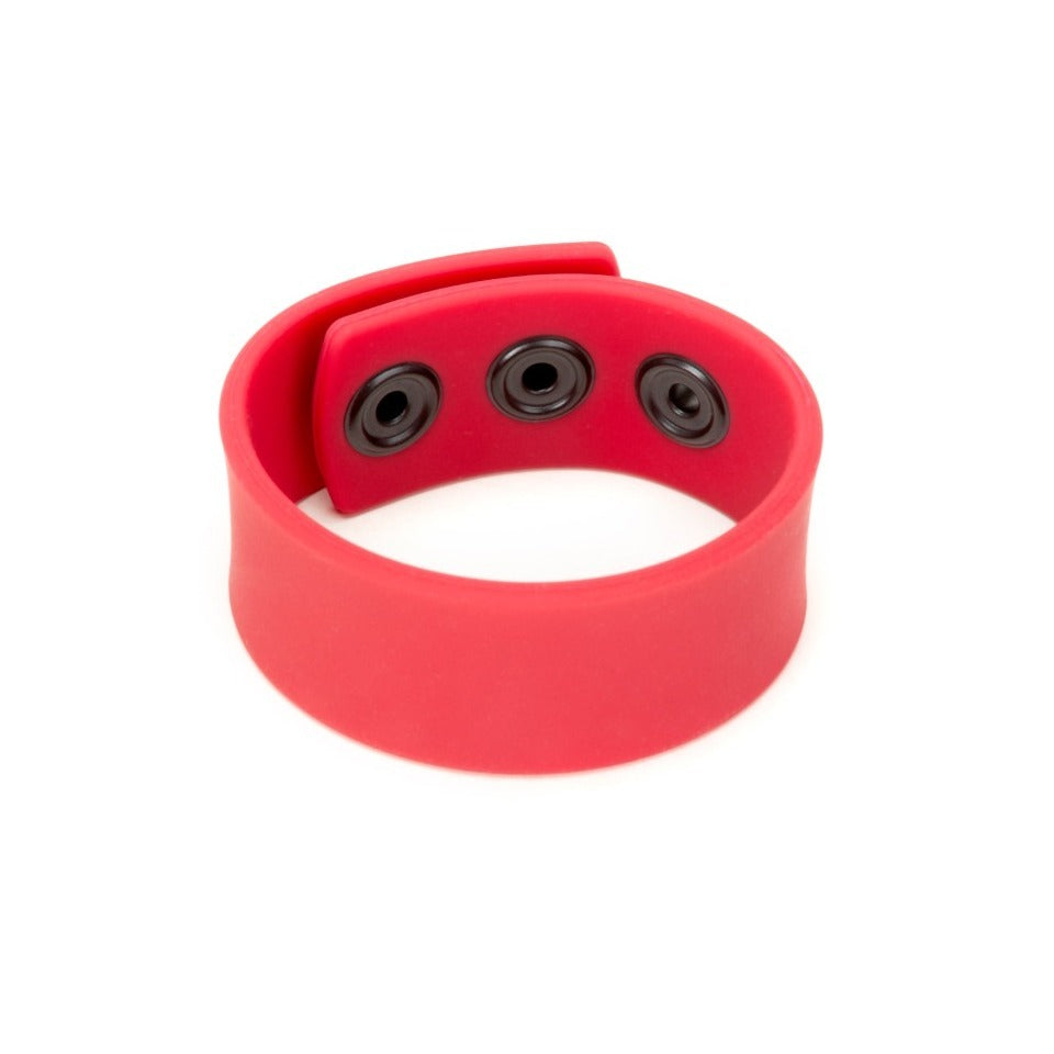 Sangle de pénis réglable en silicone rouge Prowler Red