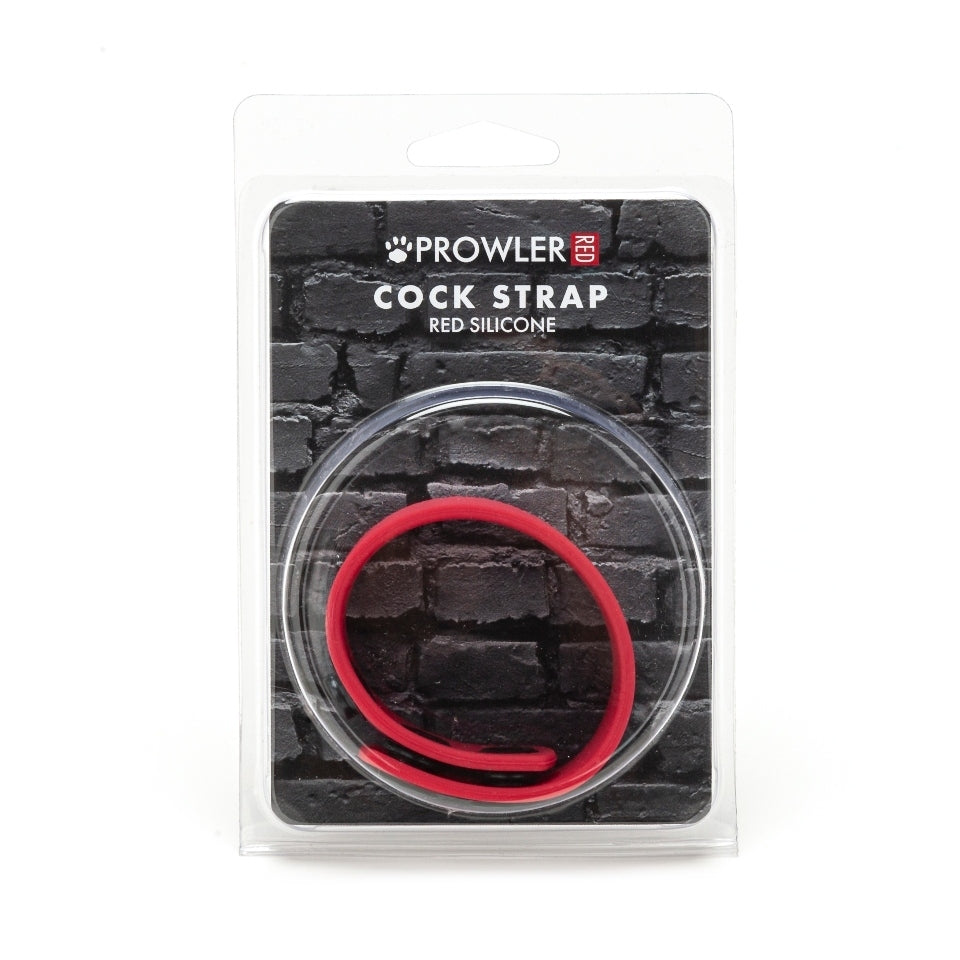 Correa ajustable para el pene de silicona roja Prowler