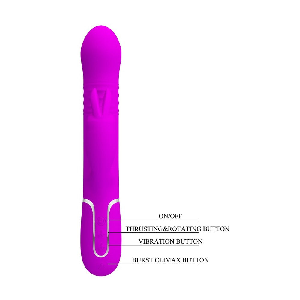 Vibrador de conejo recargable Pretty Love Coale