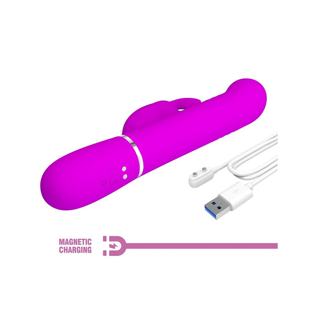 Vibromasseur Rabbit rechargeable Pretty Love Coale