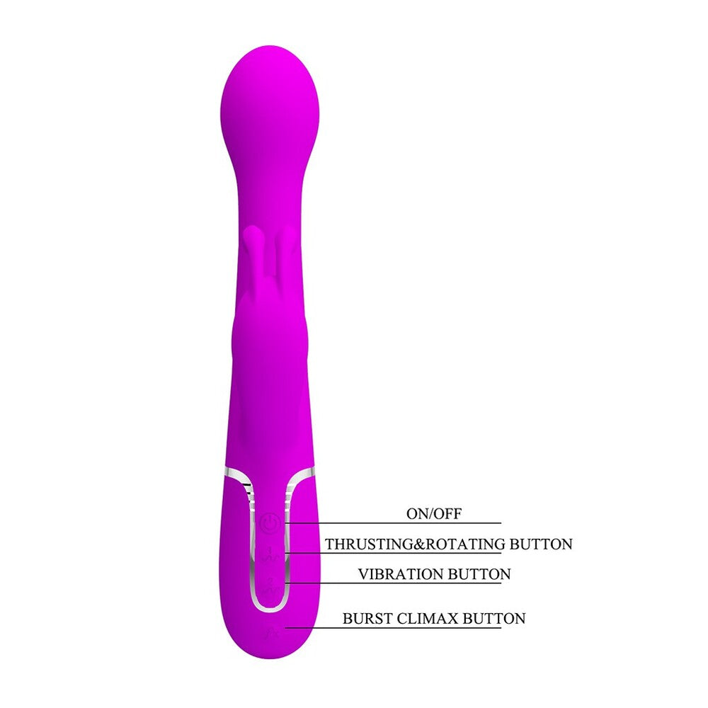 Vibrador de conejo recargable Pretty Love Dejon