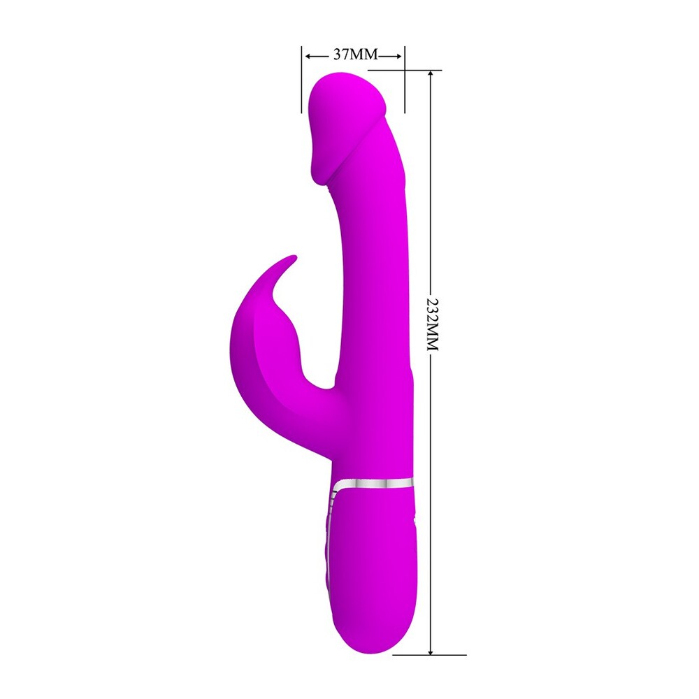 Vibrador de conejo recargable Pretty Love Kampas