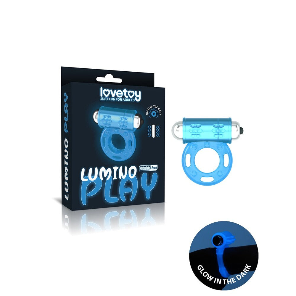 Anillo para el pene Lumino Play que brilla en la oscuridad de Lovetoy