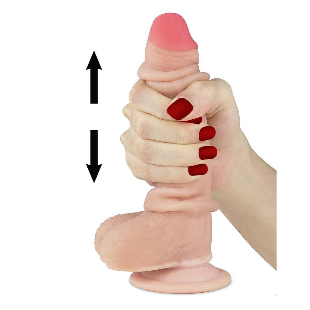 Gode ​​à peau coulissante Lovetoy 7 pouces