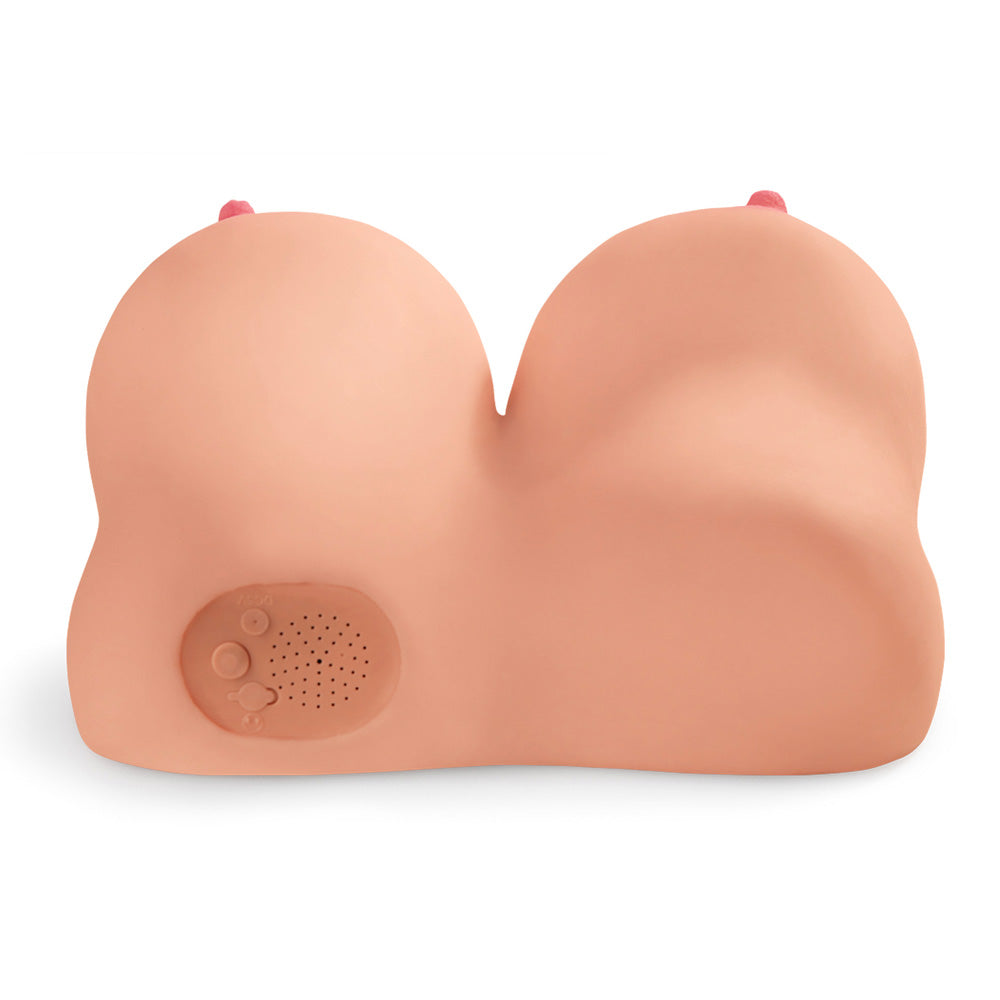 Masturbador de tetas interactivo Dirty Talk de Pipedream Extreme Toyz