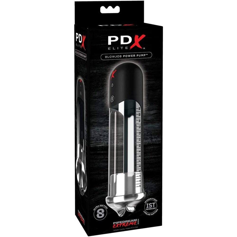 Bomba de potencia vibratoria para sexo oral Extreme Elite de Pipedream