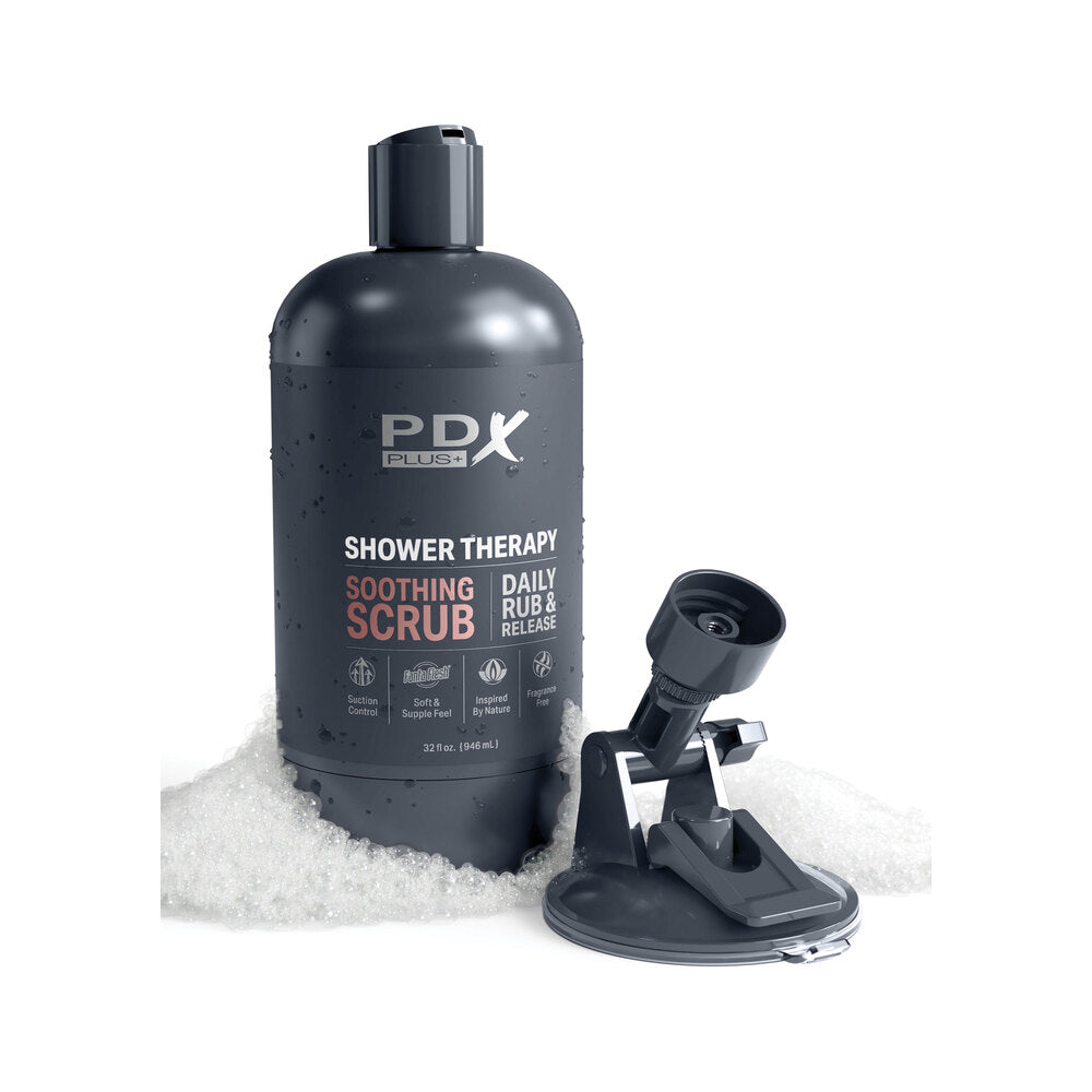 Masturbador exfoliante calmante para ducha discreto PDX