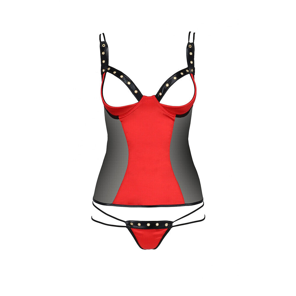 Corset Passion Midori Rouge et Noir