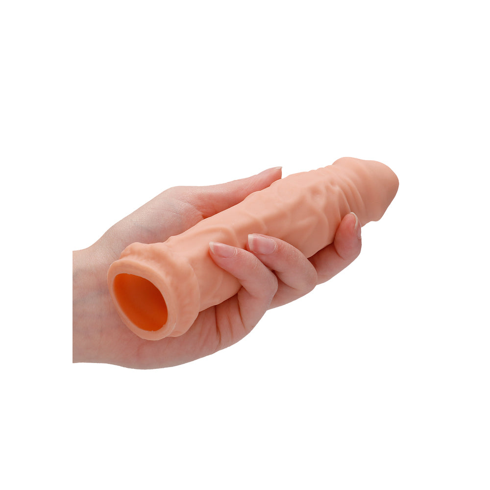 Realrock 6 Inch Penis Sleeve Flesh Pink