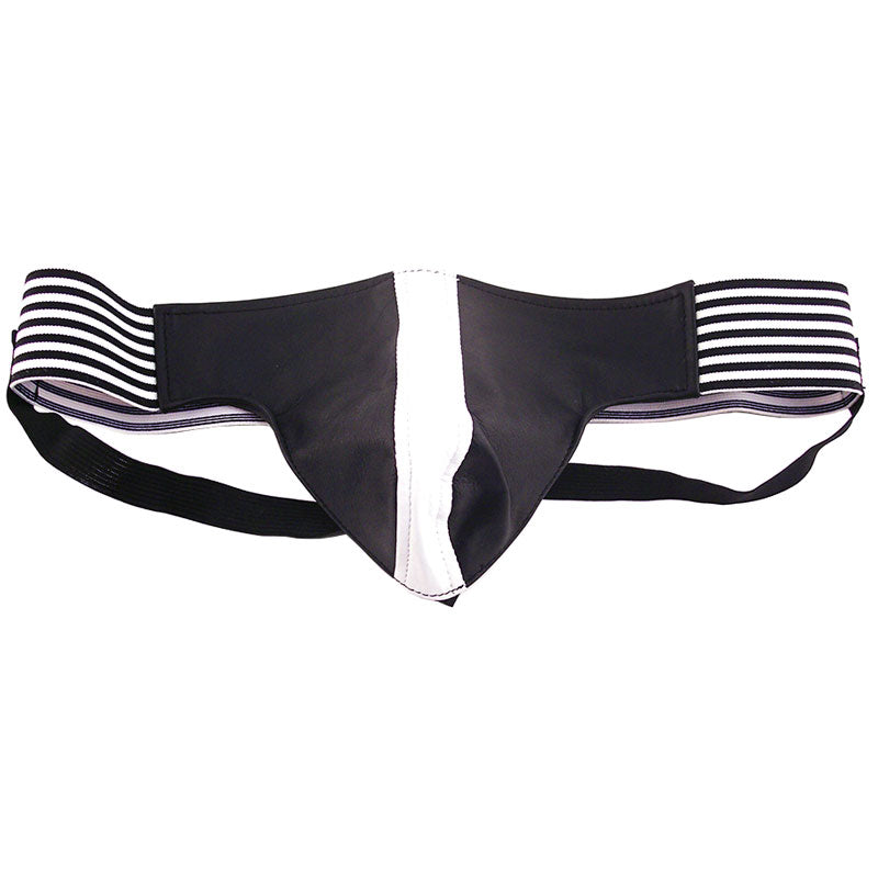 Jockstrap Rouge Garments noir et blanc