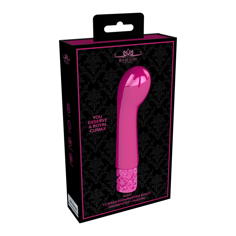 Royal Gems Bijou Balle Rechargeable en Silicone Rose