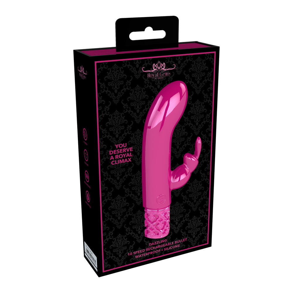 Royal Gems Éblouissant lapin rechargeable Bullet rose