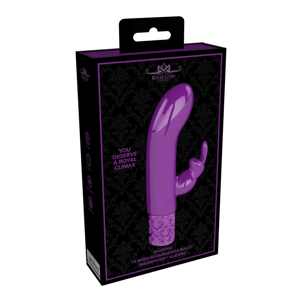 Royal Gems Éblouissant lapin rechargeable Bullet violet