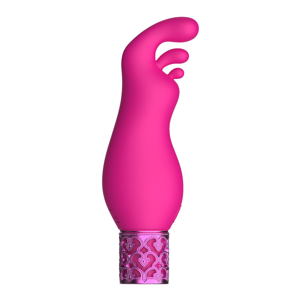 Royal Gems Exquise Balle Rechargeable en Silicone Rose