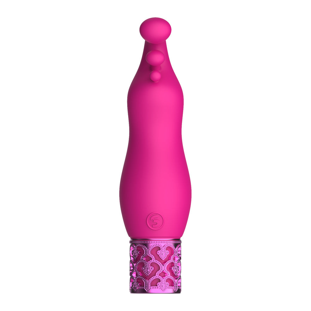 Royal Gems Exquise Balle Rechargeable en Silicone Rose