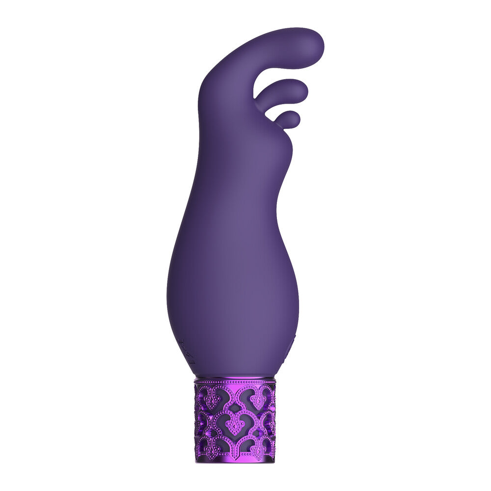 Royal Gems Exquise Balle Rechargeable en Silicone Violet