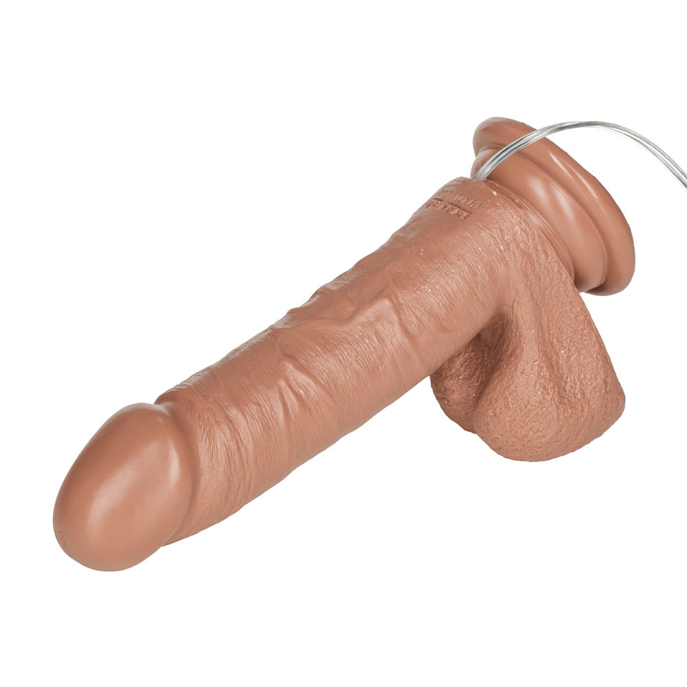 Vibrador realista Emperor de 6 pulgadas color marrón carne