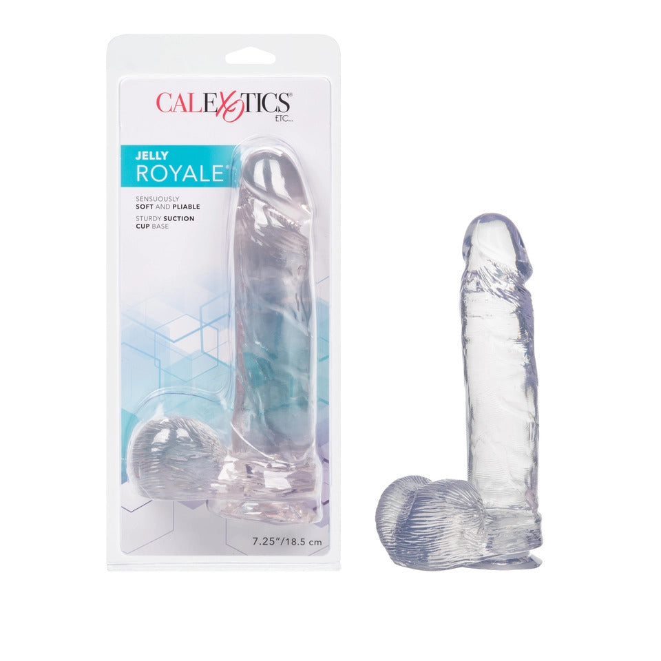 Jelly Royale Dong transparent de 7,25 pouces