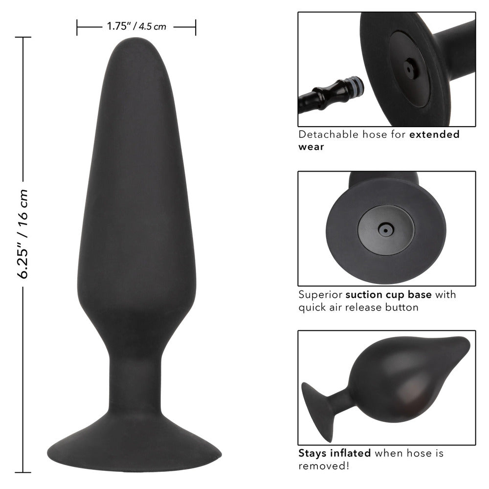 Tapón anal inflable de silicona XL