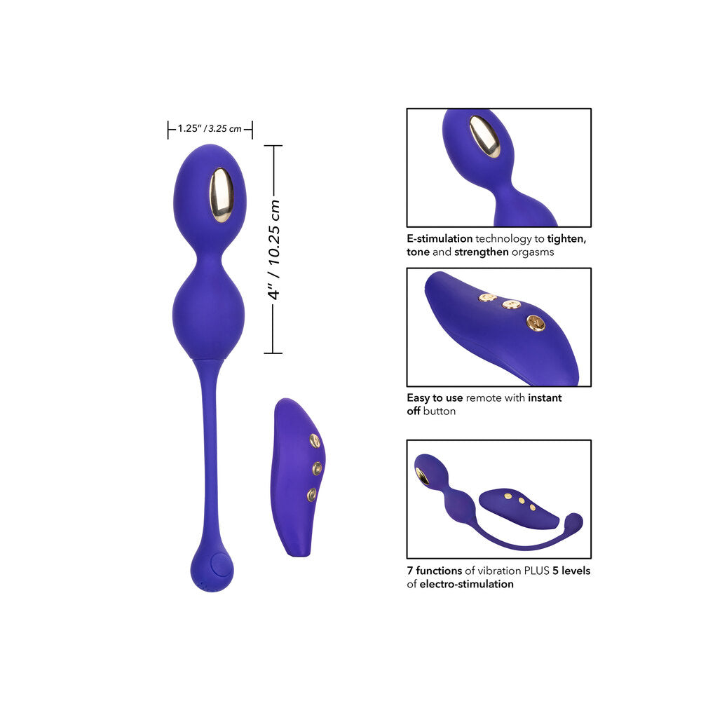 Ejercitador Kegel dual remoto Impulse Intimate Estim