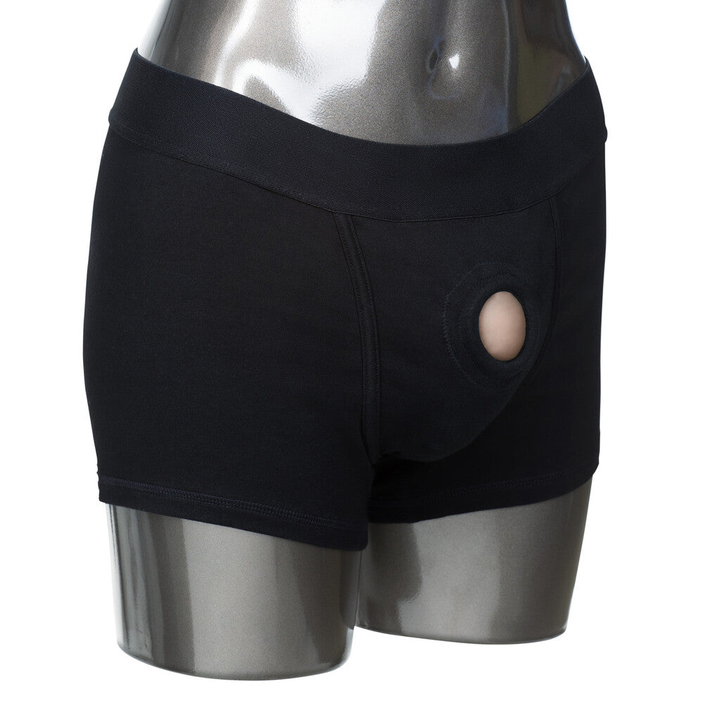 Arnés Boxer Packer Gear negro de talla grande a extra grande