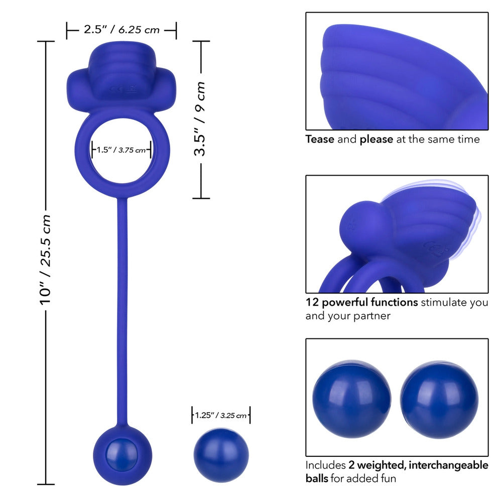 Anneau pénien rechargeable Dual Rockin Rim Enhancer