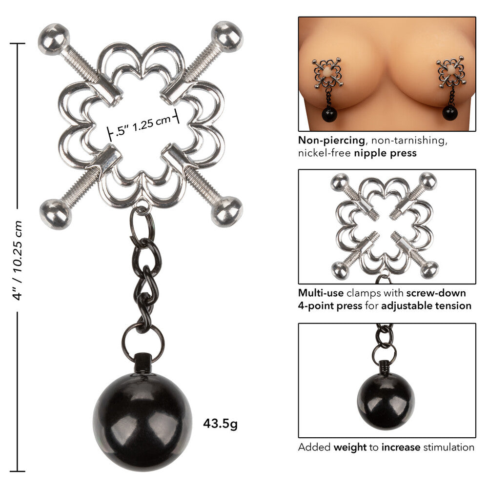 Prensa para pezones con peso de 4 puntos Nipple Grips