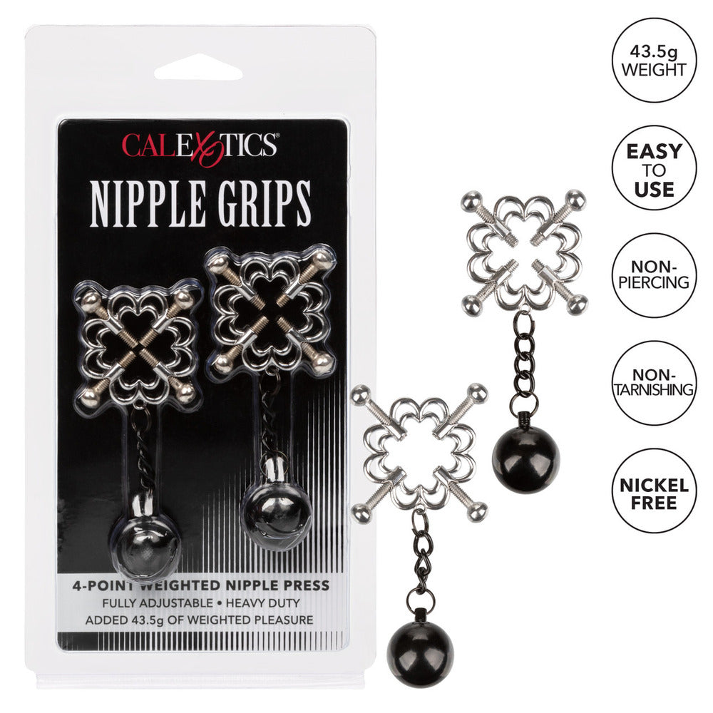 Prensa para pezones con peso de 4 puntos Nipple Grips